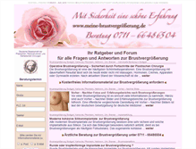 Tablet Screenshot of meine-brustvergroesserung.de
